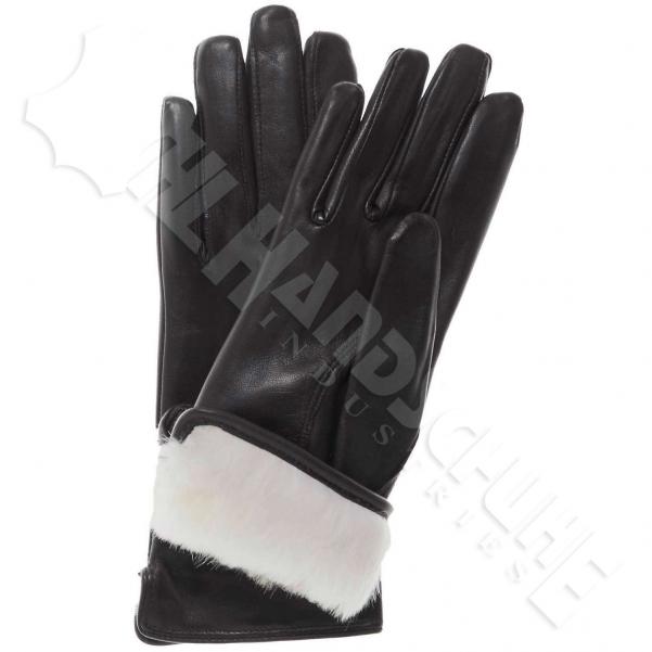 Leather Fashion Gloves - HM-651