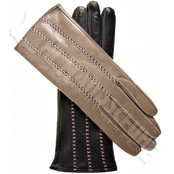 Leather Fashion Gloves - HM-654
