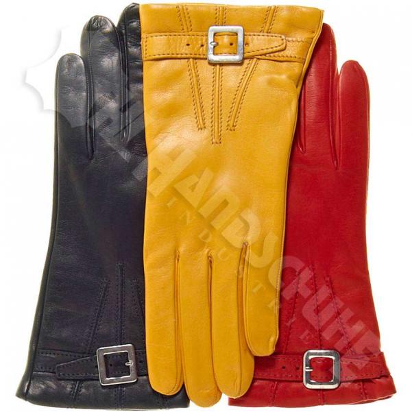 Leather Fashion Gloves - HM-655