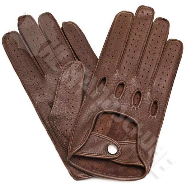 Leather Fashion Gloves - HM-658