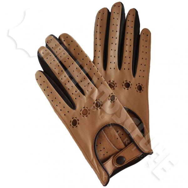 Leather Fashion Gloves - HM-659