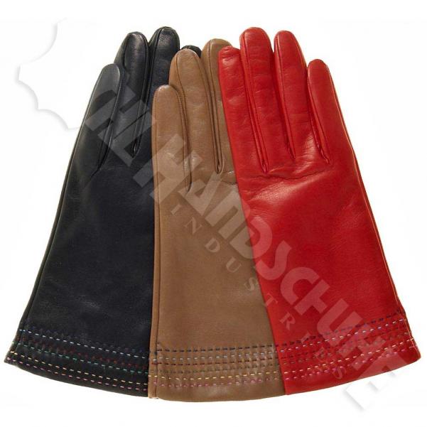 Leather Fashion Gloves - HM-661