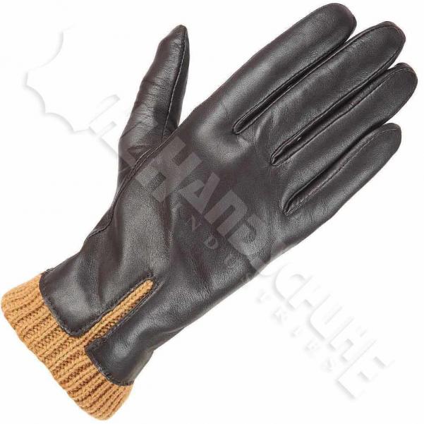 Leather Fashion Gloves - HM-664